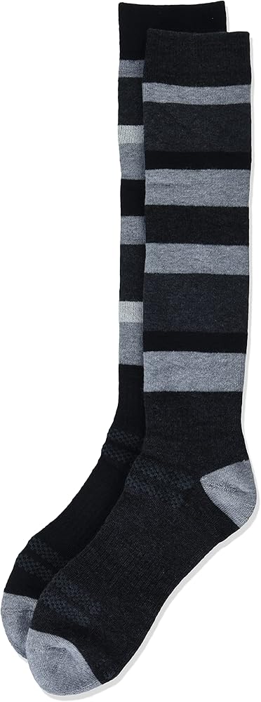 Hanes Women's Outdoor Socks Pack, Over-The-Calf, Moisture Wicking, 2-Pack(Shoe Size 5-9)