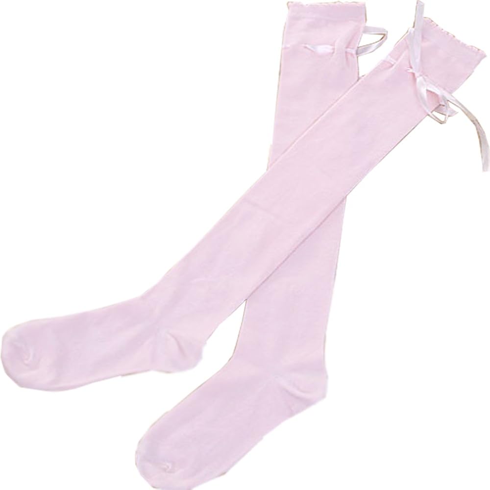 Women's Thigh High Socks Lolita Gothic Over Knee Lace Up Thigh Stocking PTK12
