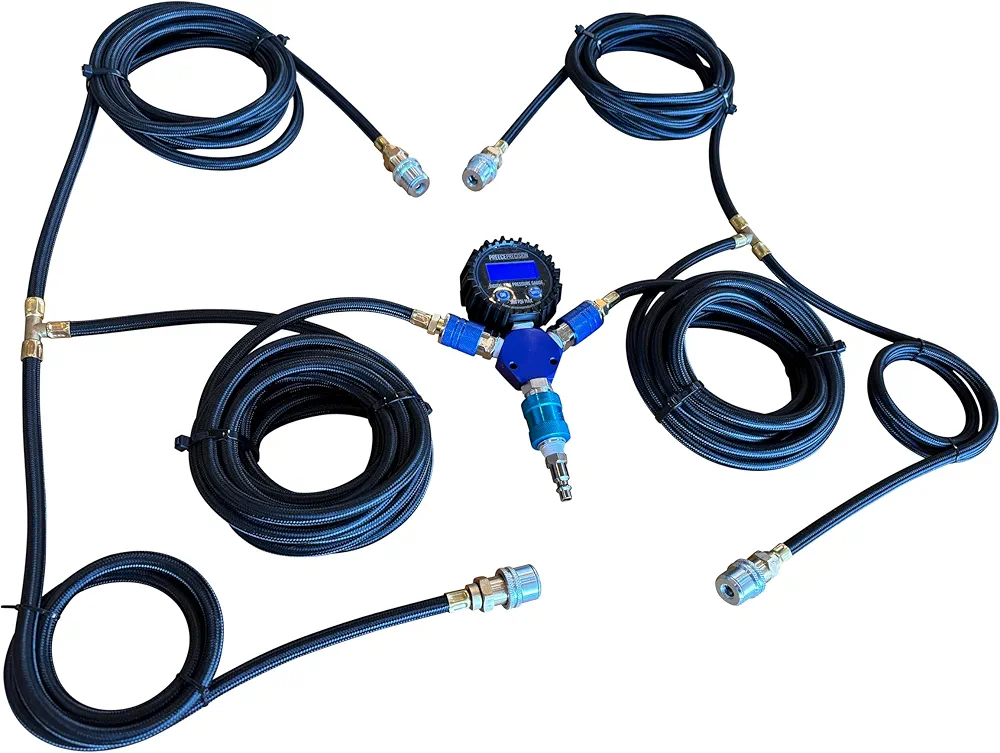 The Source Quad-Filler 4 Way Digital Offroad Overland Tire Inflator System by Preece Precision
