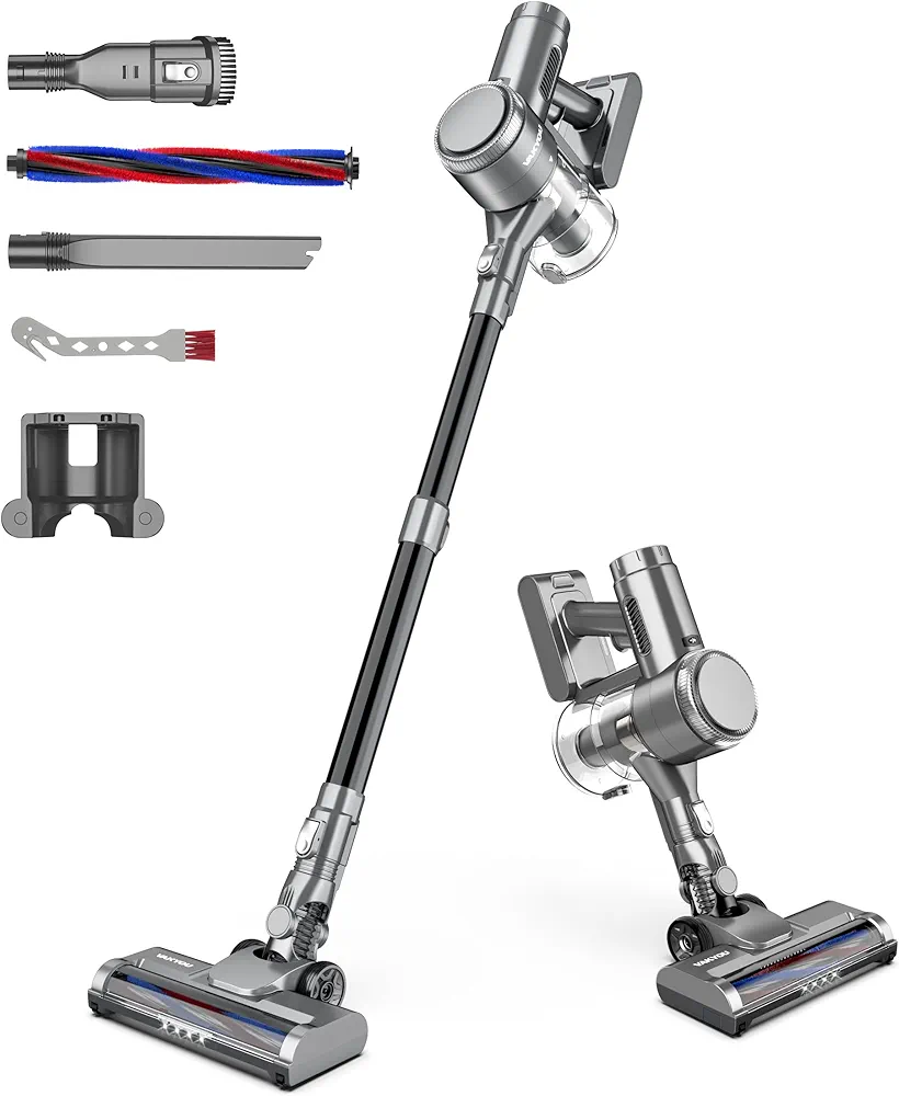 Cordless Vacuum Cleaner, Gray, VC002