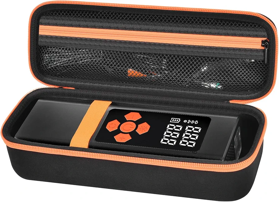 Universal Tire Inflator Case, Portable Air Compressor Holder for CYCPLUS/for Hafuloky/for Woowind/for ILTIDE/for Fanttik X8 for Apex/for Skight/for ZGZUXO Wheel Pump Battery Inflation - Bag Only