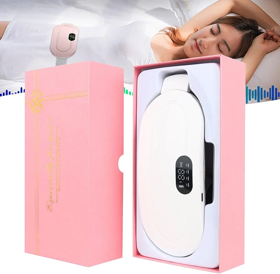 WarmHer Smart Menstrual Heating Pad, Warmher - Heating Pad for Menstrual Cramps Relief Portable Cordless, Instant Relief from Menstrual Cramps and Naturally Reduces Bloating and Discomfort (White)