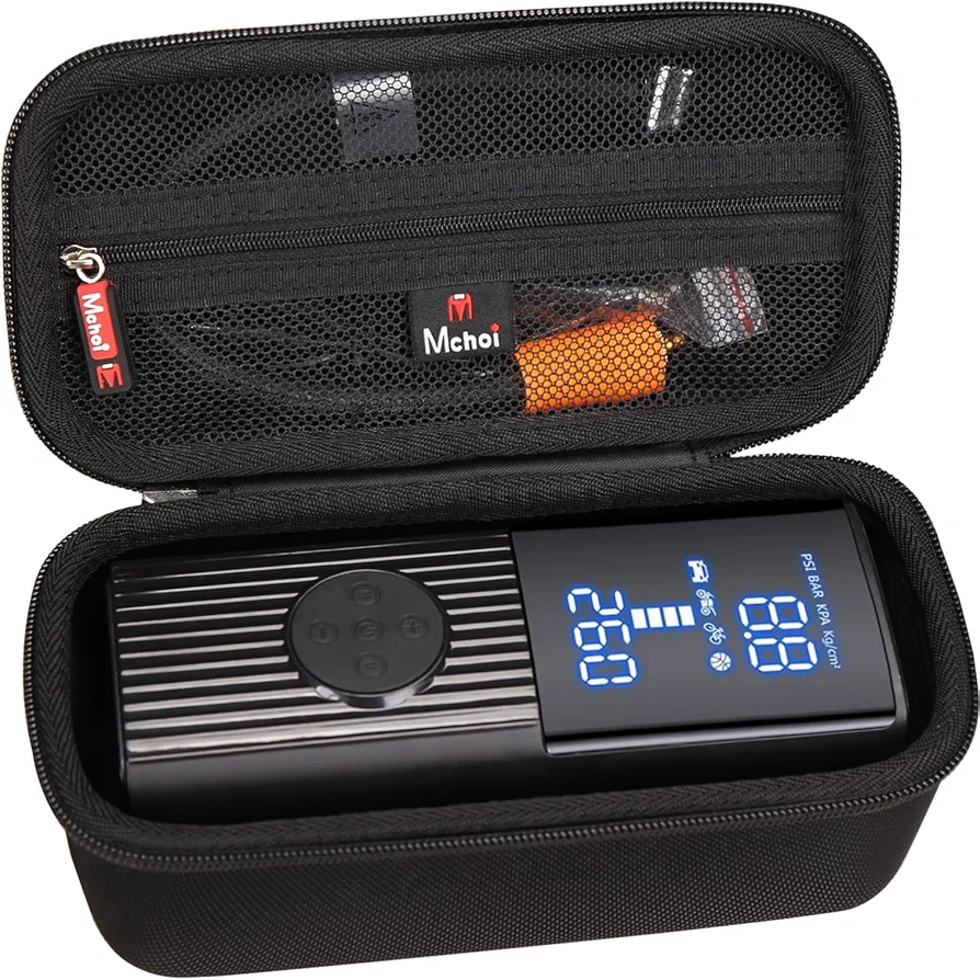 Mchoi Hard Protective Case Suitable for Hafuloky Tire Inflator Portable Air Compressor 180PSI & 20000mAh, Shockproof Portable Air Pump Carrying Case, Case Only