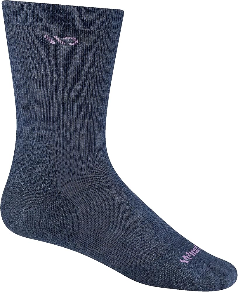 Wide Open Cushioned Women's Crew Socks - Merino Socks for Women, Everyday Basic Wide Socks, Crew Socks for Wide Feet