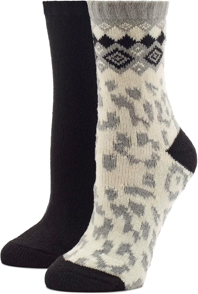 HUE Women's Eco Friendly Boot Socks 2 Pair Pack