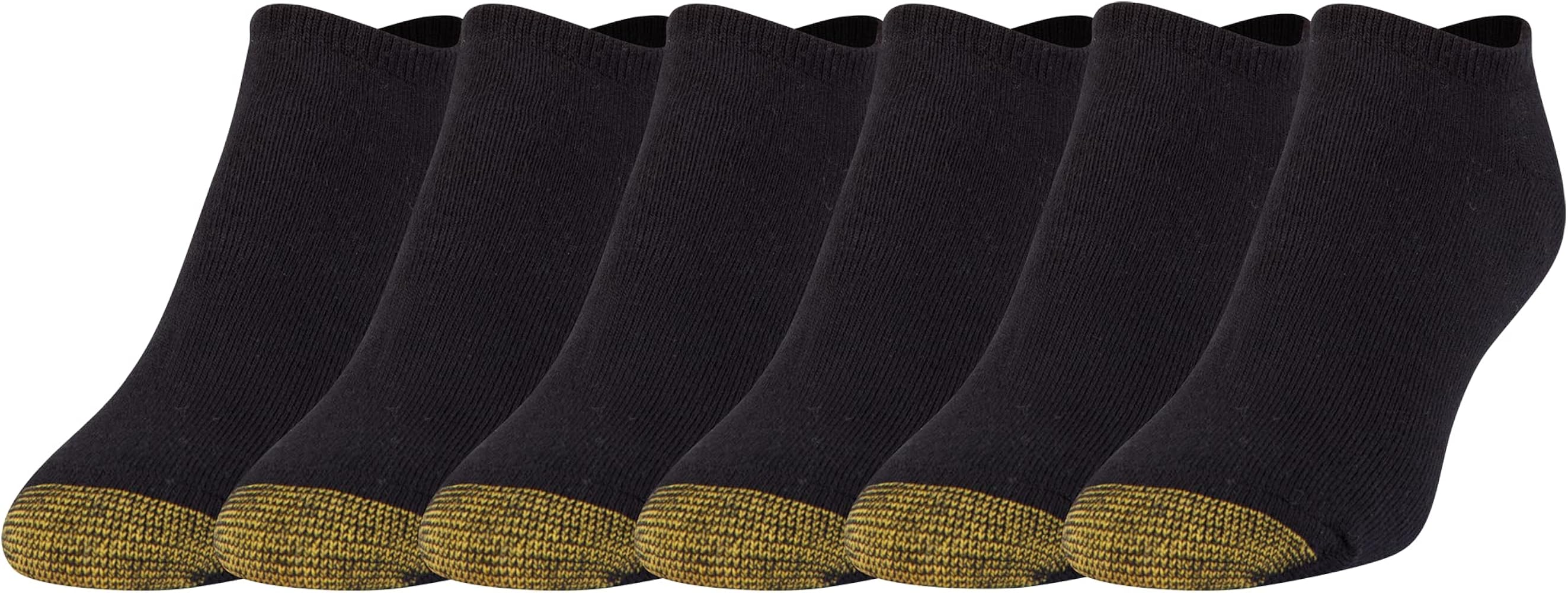 GOLDTOE Women's Sport Cushion No Show Socks, 6-Pairs