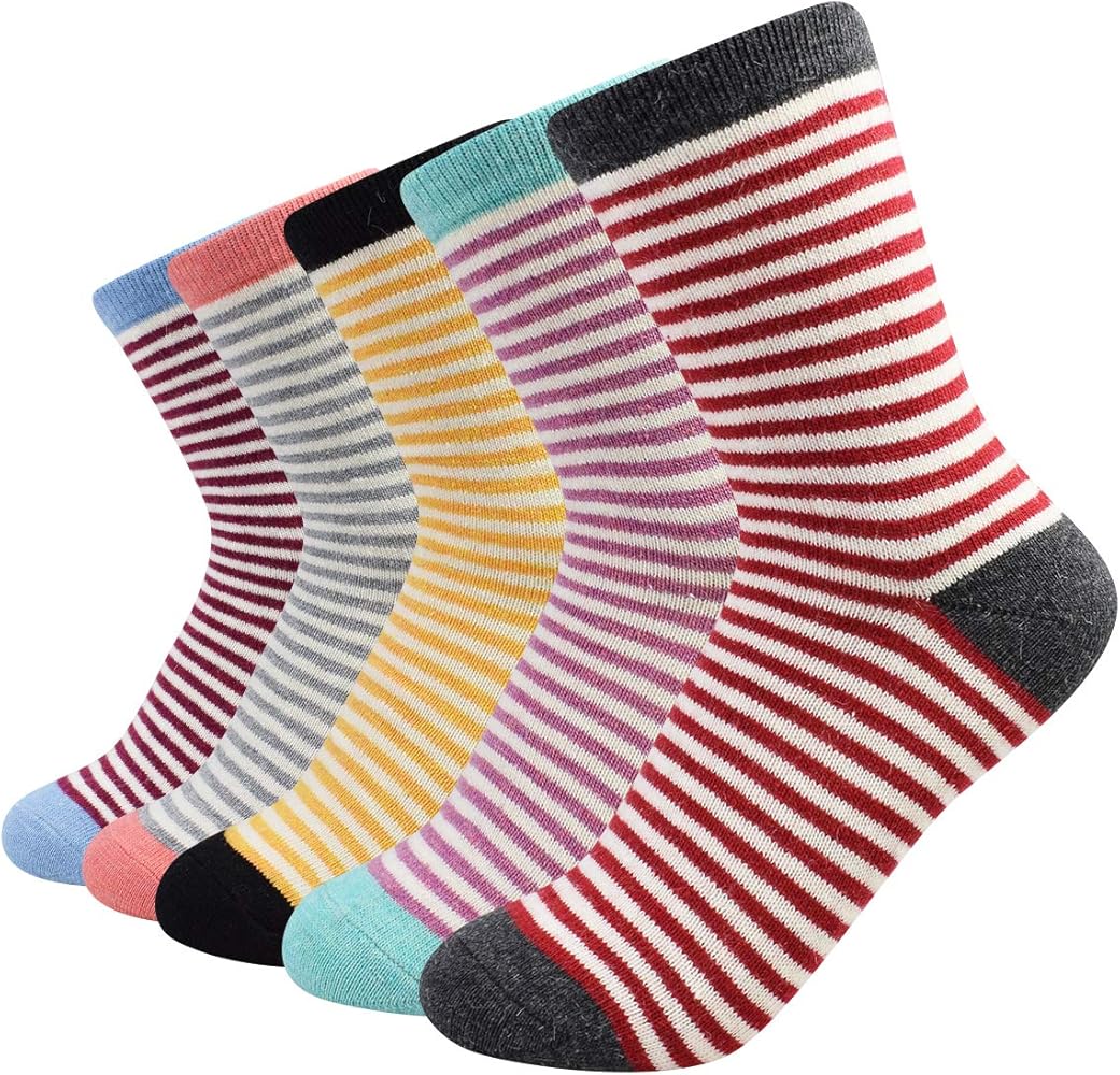 LA DEARCHUU Wool Socks for Women Winter Warm Crew Socks Thermal Cozy Boot Socks Christmas Gift