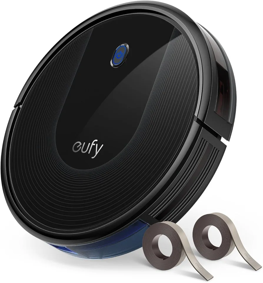 eufy BoostIQ RoboVac 30, Robot Vacuum Cleaner, Upgraded, Super-Thin, 1500Pa Strong Suction, 13 ft Boundary Strips Included, Quiet, Self-Charging Robotic Vacuum Cleaner (Renewed)