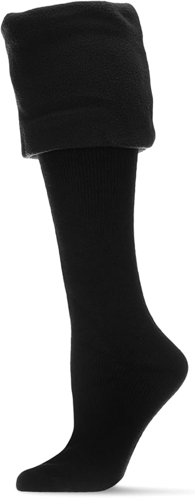 MeMoi Extra Fuzzy Cuff Welly Boot Socks