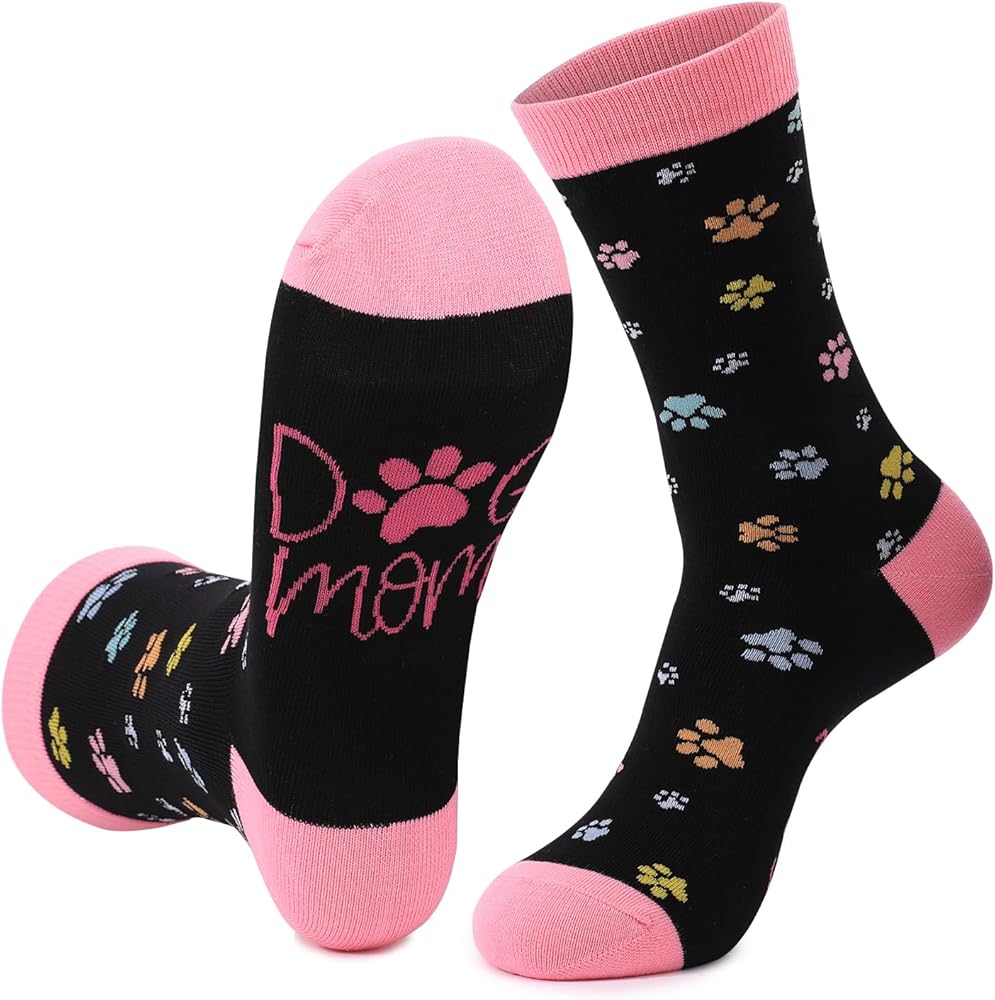 Aueyan Funny Socks for Women,Easter Bunny Socks,Dog Mom Socks Fun Stocking Stuffer Socks