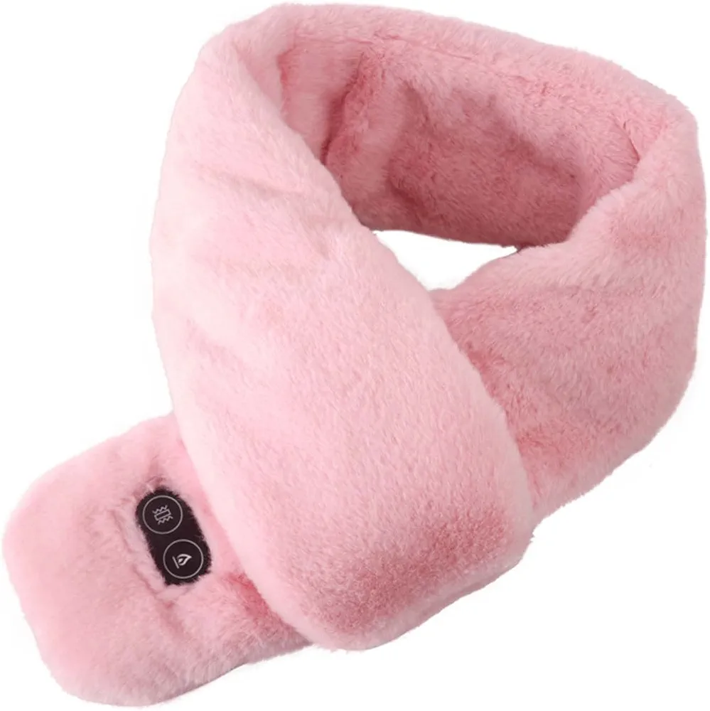 Heated Scarf Neck Heating Pad Men and Women Rechargable Heated Neck Warmer Wrap USB Pain Thermal Scarfs with Battery Amazon Clearance Items Daily Deals