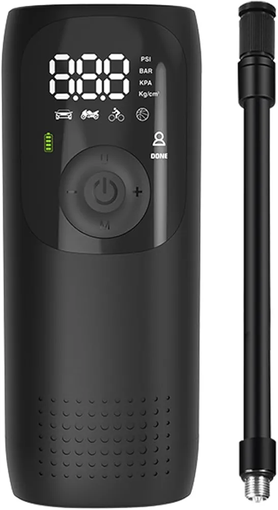 Car Vacuum Portable Cordless, UZM 6KPA Handheld Car Vacuum with 150 PSI Tire Inflator, Fast Charging, LED Display, Multifunctional Portable Vacuum for Car, Home, Office