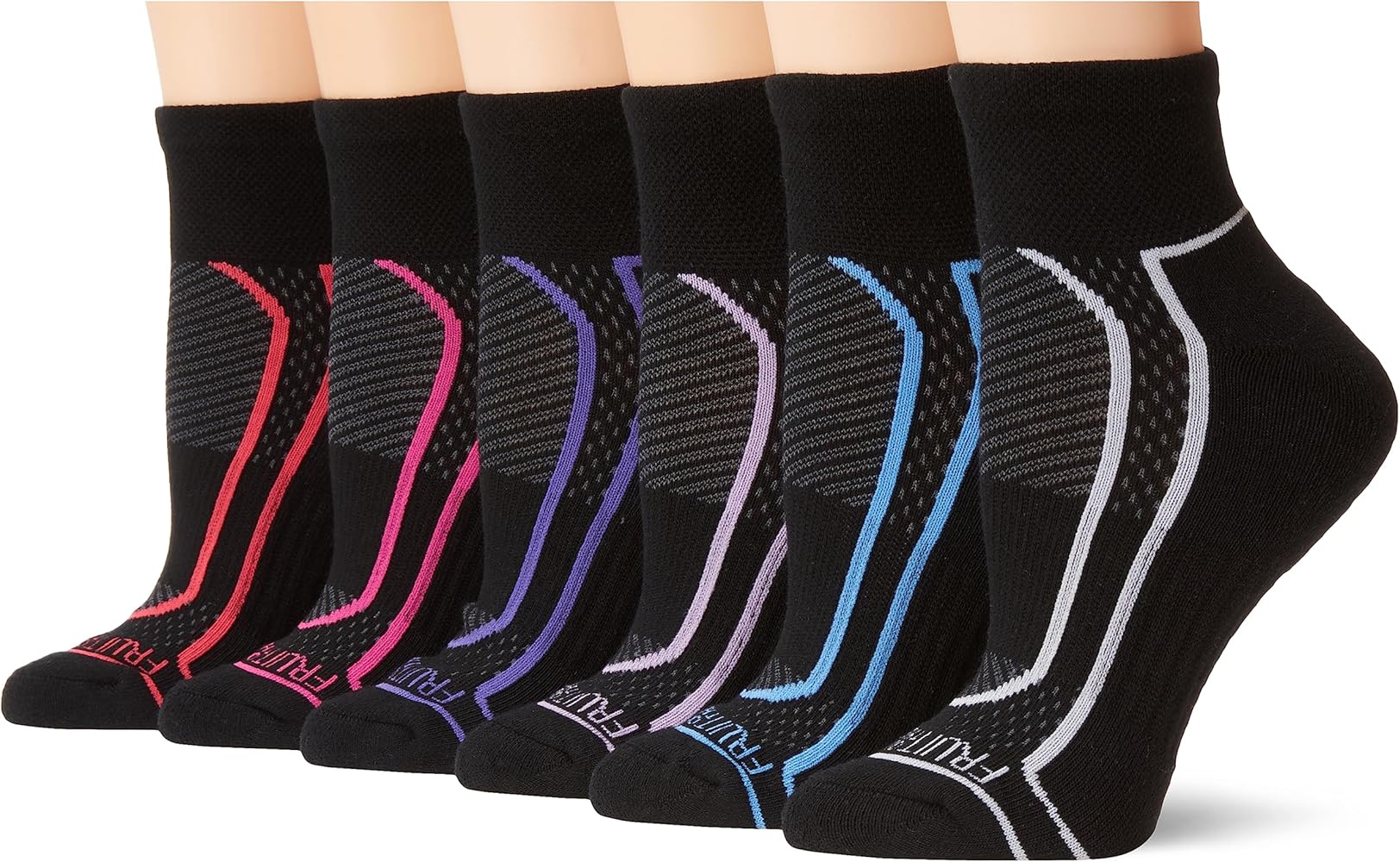 Fruit of the Loom Women's Coolzone Cotton Ankle Socks (6 Pack)