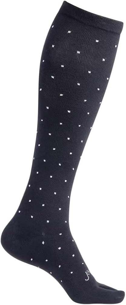 ja vie JAVIE Cotton Comfy Flip Flop Tabi Socks Split Toe for Women & Men, Compression Socks Knee High Stocking (15-20 mmHg)