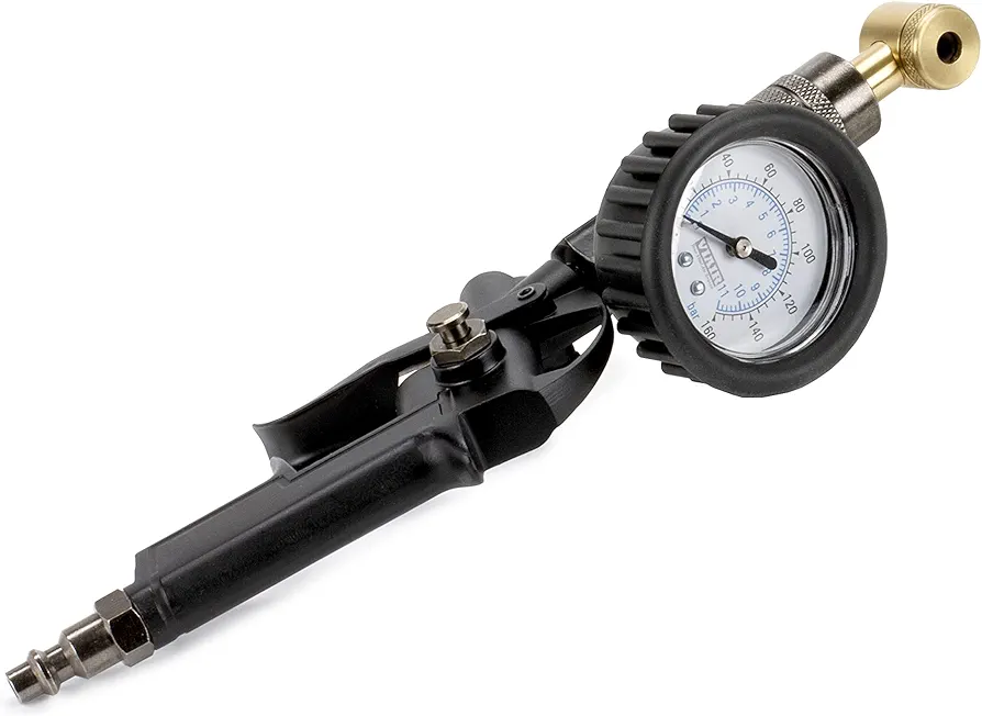VIAIR Bike TLC inflator with Mechanical Gauge 0-160PSI and Deluxe Carry Bag (00056)