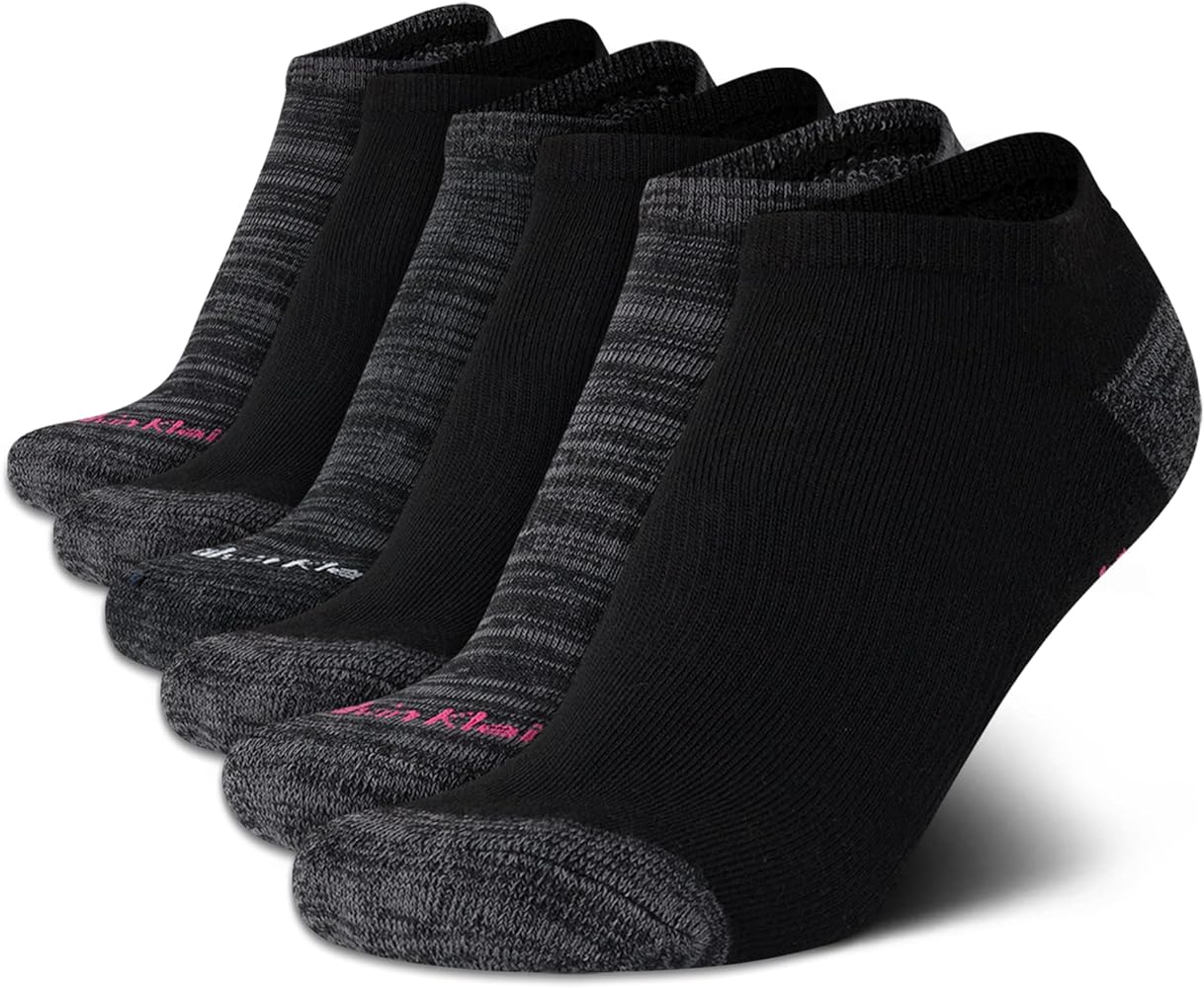 Calvin Klein Women's Low Cut Socks - 6 Pack Performance Cushion Comfort No Show Socks - Breathable Athletic Socks (4-10)