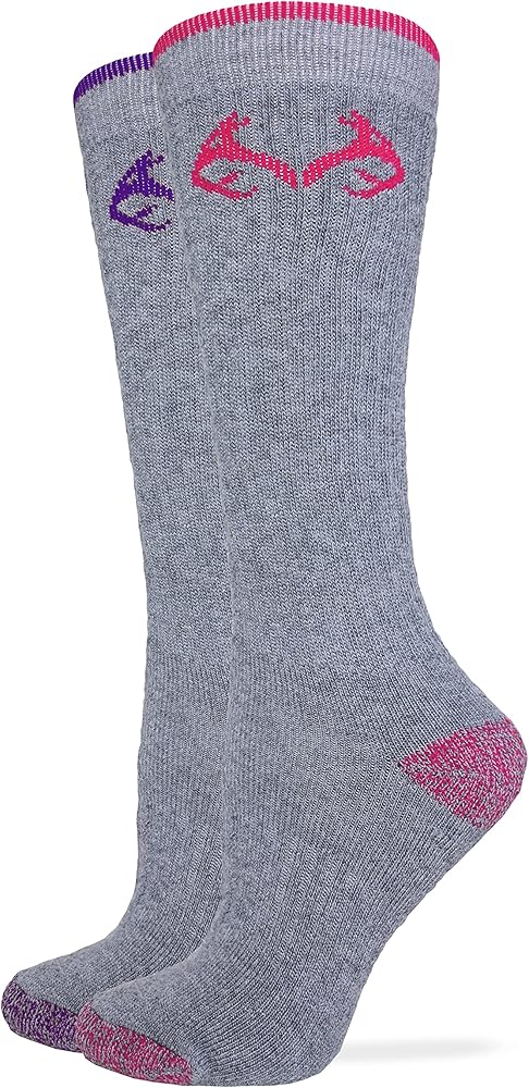 Realtree Women's All Season Wear Crew Socks 2 Pair