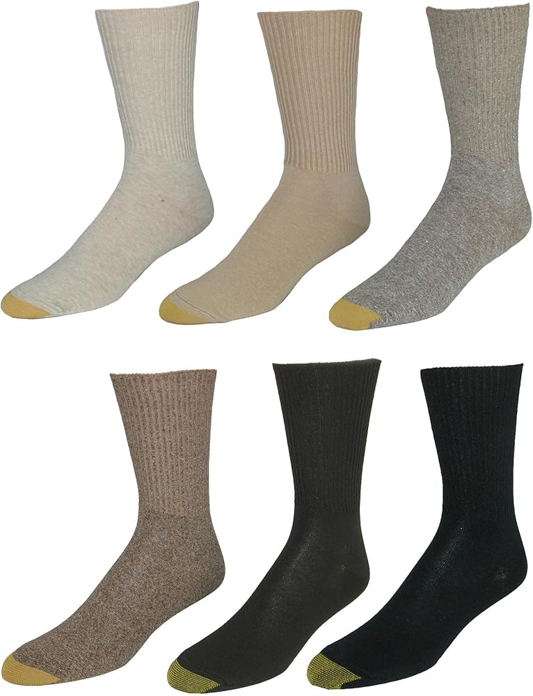 Gold Toe Women's Classic Turn Cuff Multipairs Socks, Oatmeal, One Size Plus