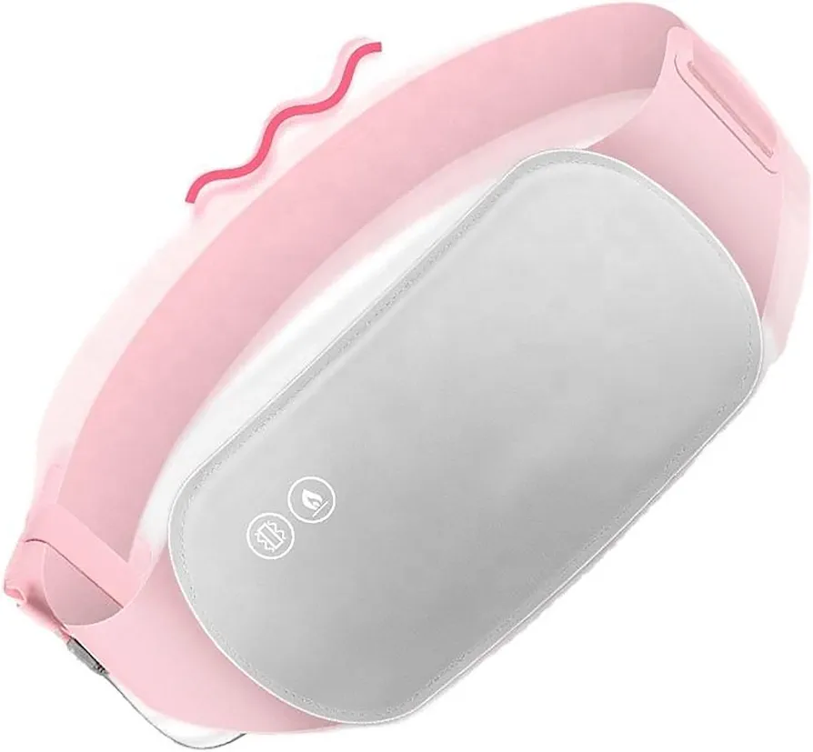 Heating Belt, Portable USB Waist Heating Pad, with 3 Heat Settings, Comfortable Temperature Within 5 Seconds, The Belt is Washable, Thin 0.23mm, Suitable for Women with Abdominal Cramps