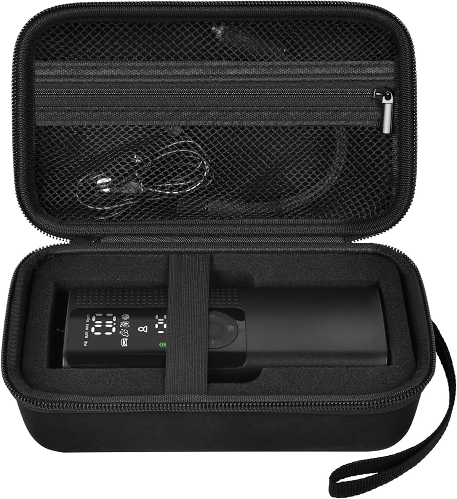 Case Compatible with Frarome/for ZGZUXO/for REHOTTOP/for Hafuloky Tire Inflator Portable Air Compressor, 120/150 PSI Air Pump Storage Box for Charger Cables, Power Kit and Accessories (Bag Only)