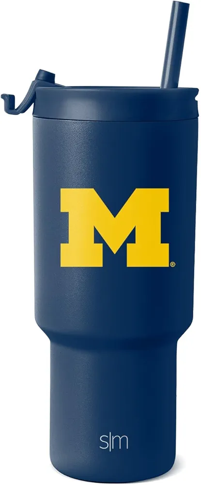 Simple Modern Officially Licensed 30oz Tumbler with Flip Lid and Straws | Insulated Cup Stainless Steel | Gifts for Men | Trek Collection