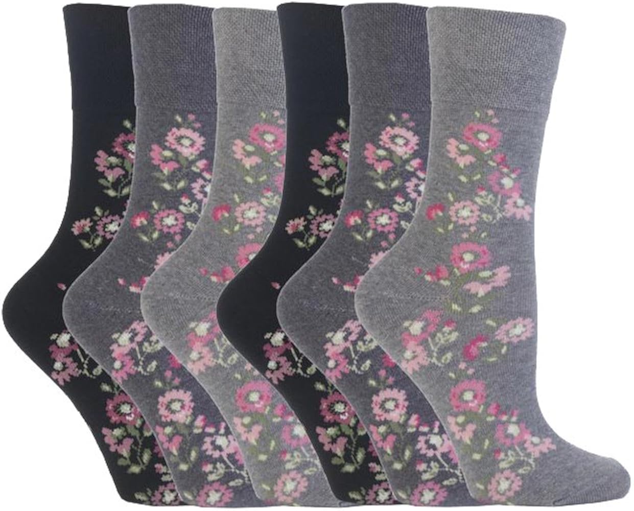 Women's Non Elastic, Gentle Grip, Diabetic Socks