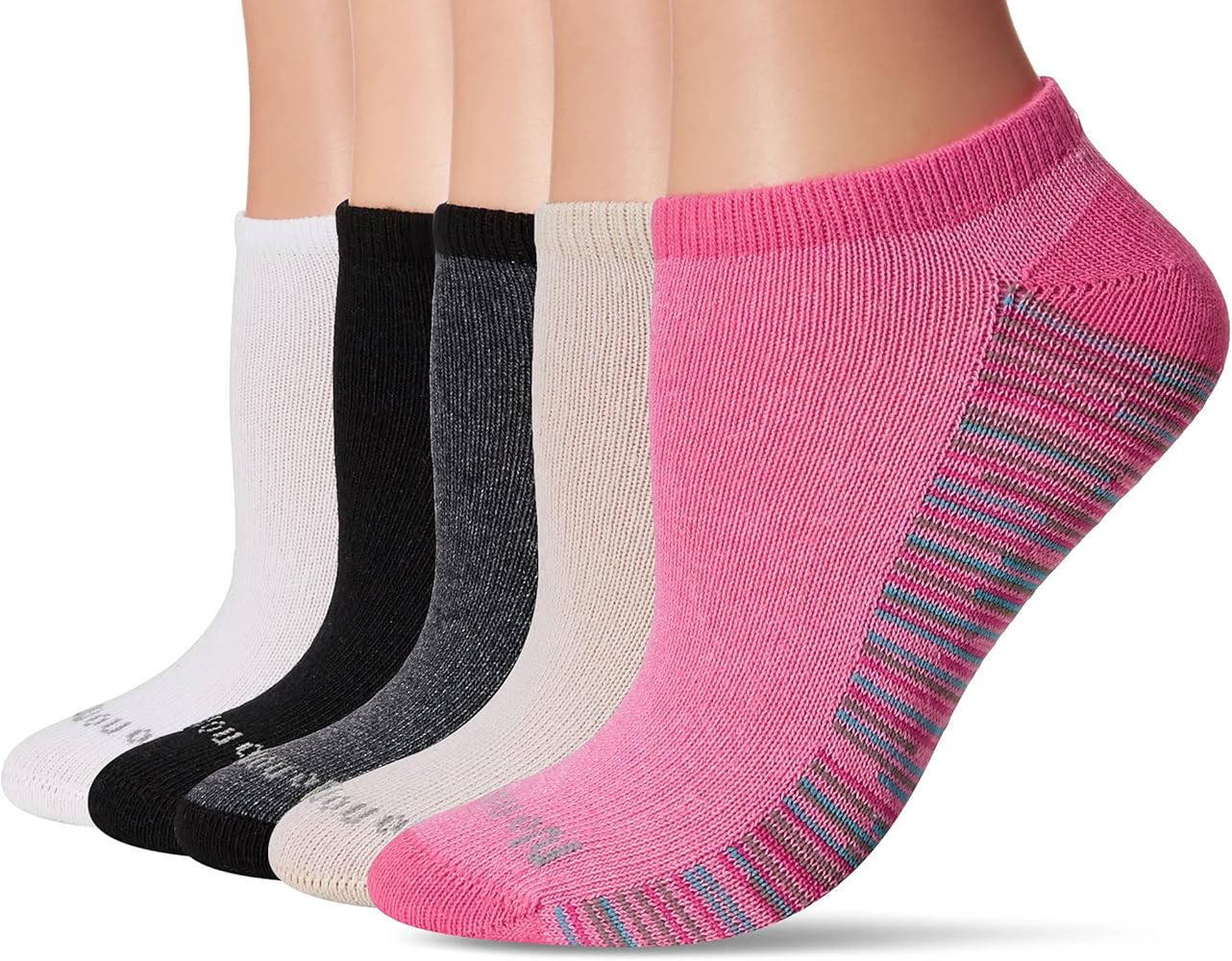 No nonsense womens Green Threads No Show Liner Sock, 12 Pair Pack