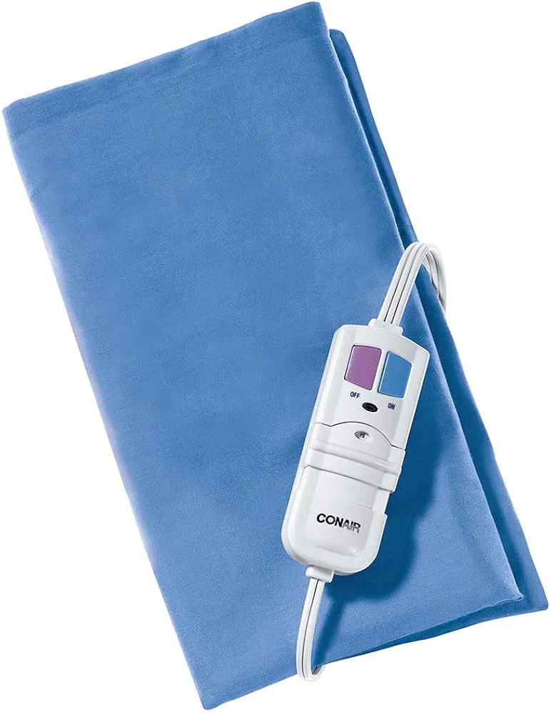 Conair Comfort Moist/Dry Heating Pad for Back Pain Relief, Heating Pad for Neck and Shoulder, Menstrual Heating Pad for Cramps, King Size 11.5 inch x 20.5 inch w/ Auto Off