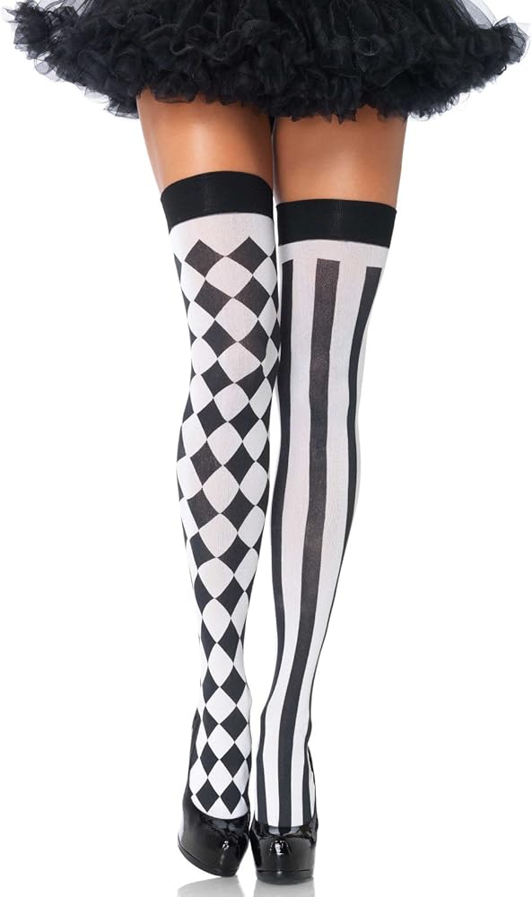 Leg Avenue Women's Harlequin Thigh Highs