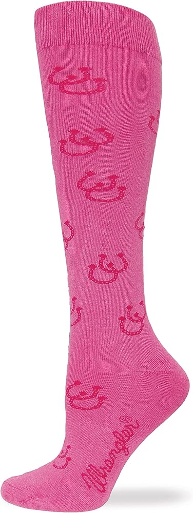 Wrangler Ladies' Horseshoe Knee High Socks