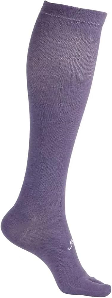 ja vie JAVIE Cotton Flip Flop Socks Comfy Split Toe Socks for Women & Men Graduated Compression Tabi Socks (15-20mmHg)