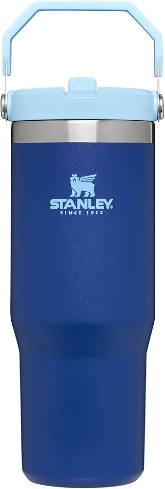 STANLEY IceFlow Stainless Steel Tumbler - Vacuum Insulated Water Bottle for Home, Office or Car Reusable Cup with Straw Leak Resistant Flip Cold for 12 Hours or Iced for 2 Days