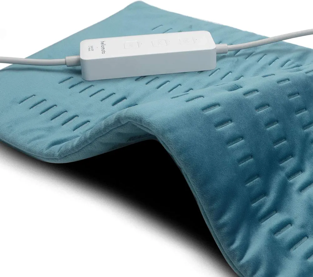Electric Heating Pads with Moist & Dry Heat Options, Hot Heating pad for Back Pain, Neck and Shoulders and Cramps Relief, Large [12"x24"], 3 Heat Settings with Auto-Off - HG105