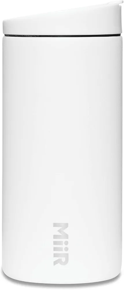 MiiR Flip Traveler 12oz - Double-Wall Vacuum Insulated with Leakproof Flip Lid, BPA-Free Stainless Steel Construction, Insulated Tumbler for Hot or Cold Drinks