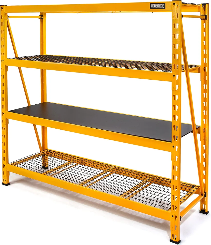 DEWALT,4 shelves DXST10000 Storage Rack, Yellow