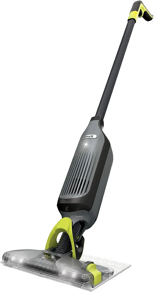 Shark VACMOP Pro Cordless Hard Floor Vacuum Mop with Disposable Pad, Charcoal Gray (Renewed) (VM252 Vacmop Charcoal Gray)