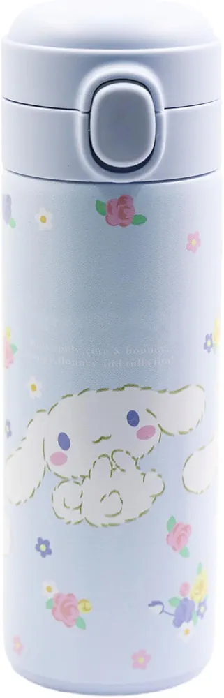 oneZHI 425ml Cartoon Water Bottle Kitty Cute Anime Water Bottle Cup Melody Kawaii Reusable Water Bottle for Girls Women Birthday Gift (Blue)
