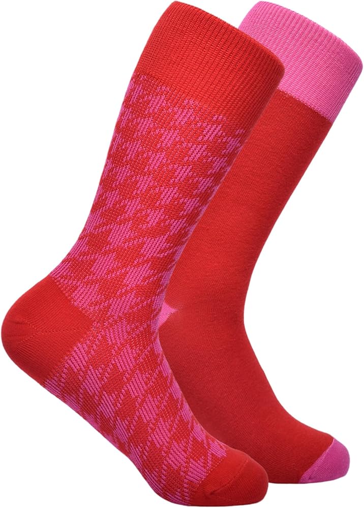 kate spade new york Women's 2-Pack Houndstooth Boot Sock, Soft & Comfortable