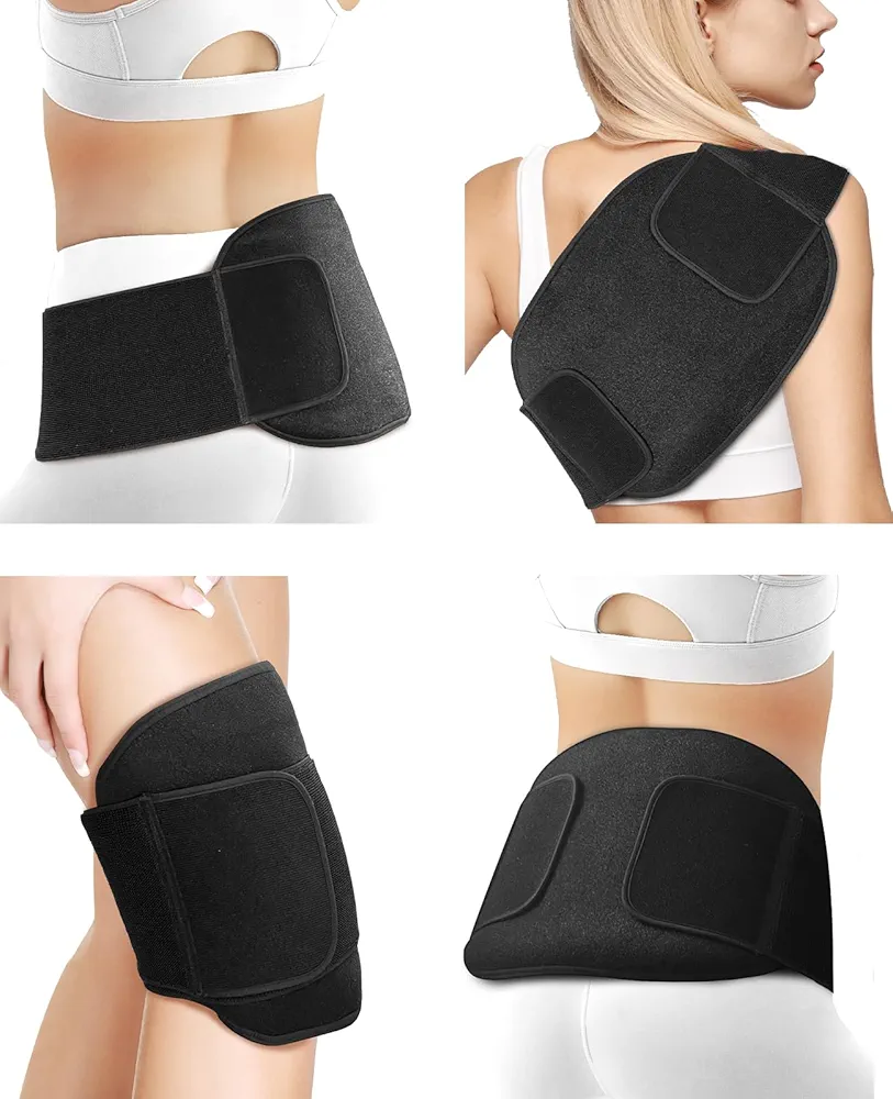uncn Large Microwave Heating Pad for Lower Back Pain Relief | Heated Neck and Shoulder Wrap | Microwavable Heat Packs for Cramps, Menstrual, Lumbar, Muscle Spasms | Heated Waist Cordless Belt 8X14Inch