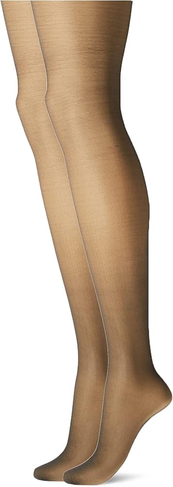 L'eggs Women's Silken Mist 2 Pair Control Top Silky Sheer Leg Panty Hose