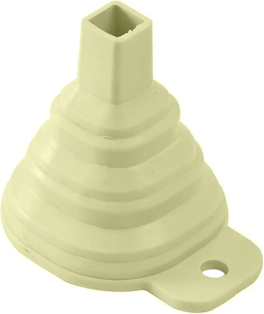 Funnel, Novelty Silicone Folding Funnel Telescopic Long Collapsible Funnels Plastic Coffee Measuring Spoon Funnel