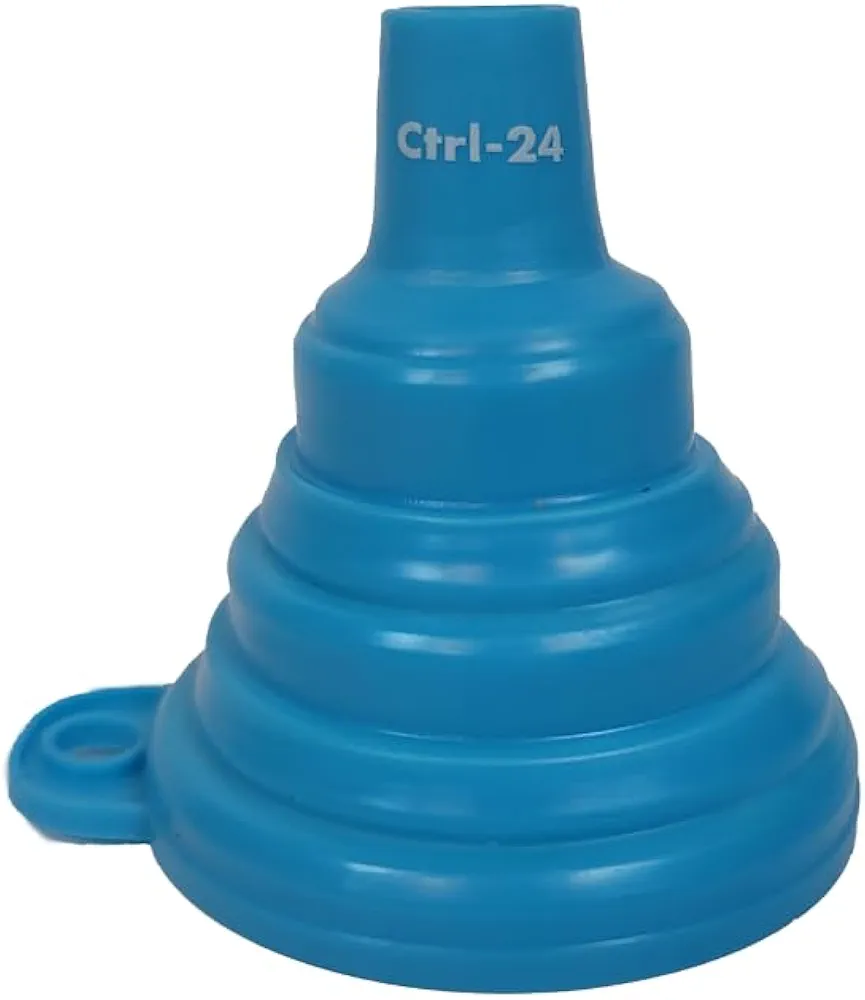 Collapsible Silicone Funnel, Reusable for Kitchen, Camping, and Travel, BPA-Free