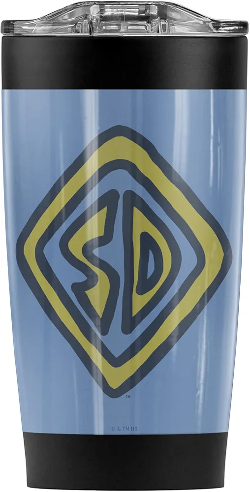 LOGOVISION Scooby Doo! OFFICIAL The Call If Found Stainless Steel Tumbler with Straw and Flip Lid 20 oz Travel Mug/Cup, Vacuum Insulated & Double Wall with Leakproof Dual Lid