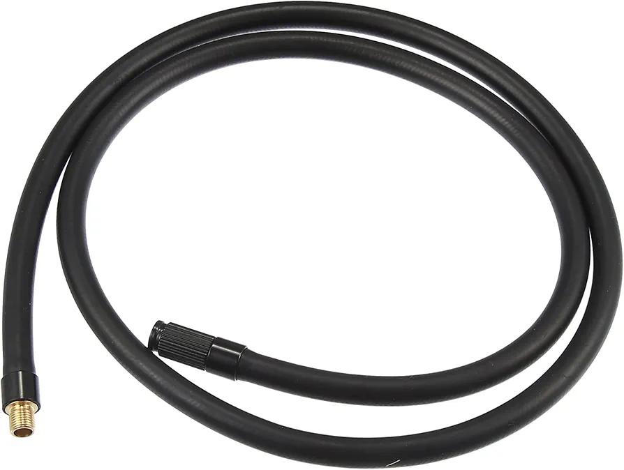 X AUTOHAUX 1m Threaded Tire Inflator Extension Hose Chuck Adapter Air Pump Tube Tire Valve Connection Pipe for Car Truck Bike MTB Copper Rubber