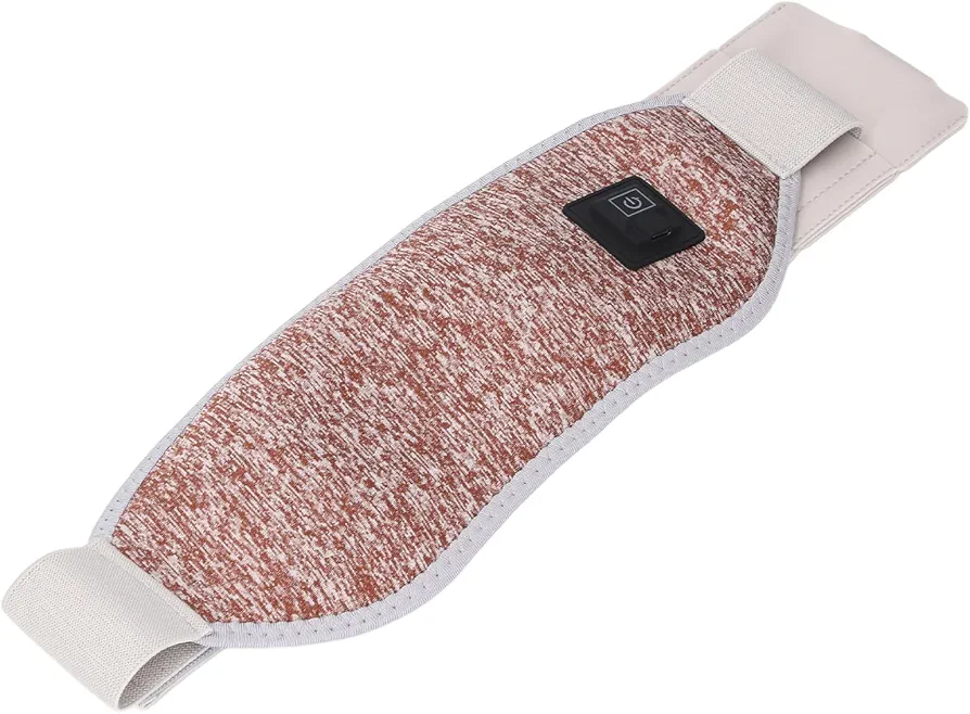 Ymiko Cordless Period Heating Pad Portable 3 Heat Levels Hot Compress Heated Belt Extension Belt Menstrual Cramps Relief Belt