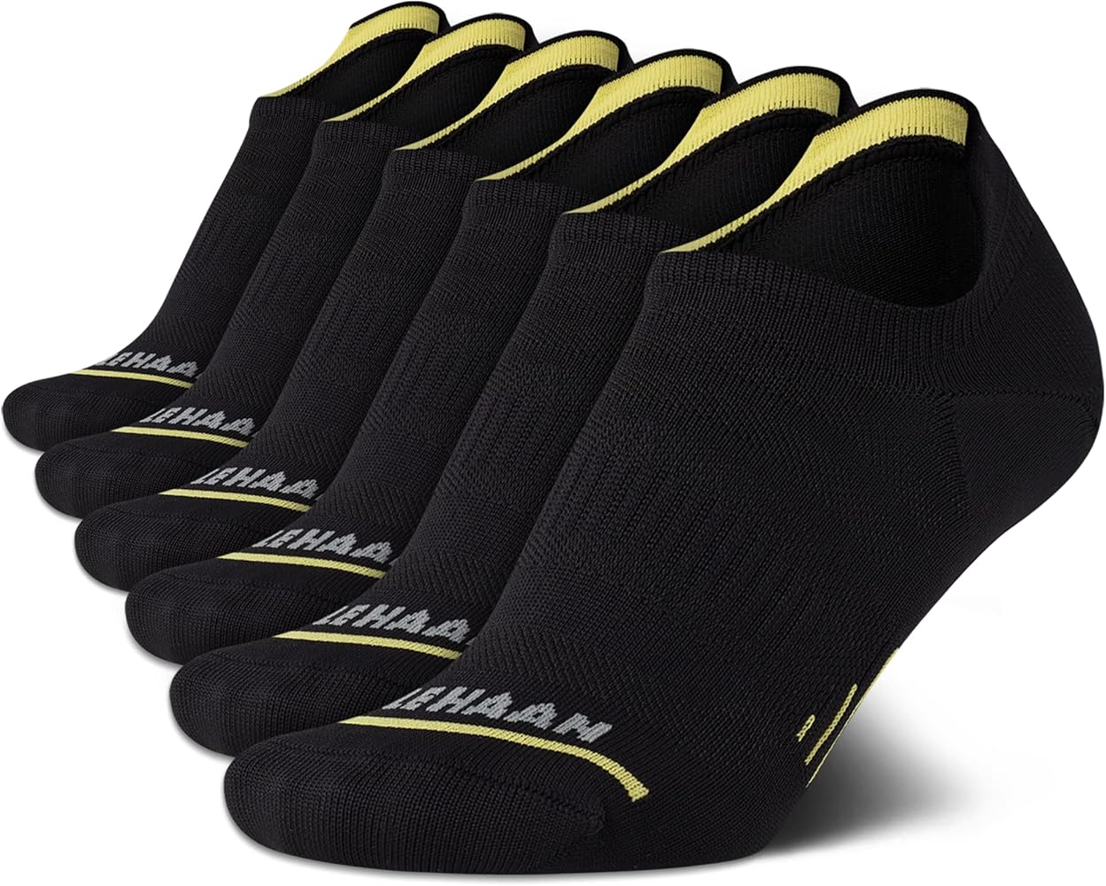 Cole Haan Women's Performance Cushion No Show Athletic Socks (6 Pairs)