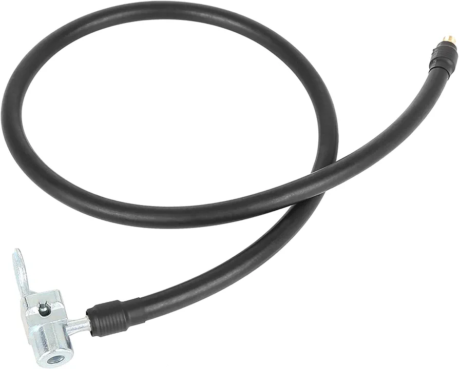 X AUTOHAUX 80cm 31.5'' Tire Inflator Pump Hose with Locking Air Chuck for Car Motorcycle