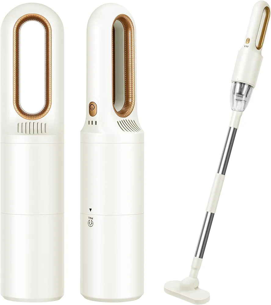 Handheld Vacuum Cleaner, 2IN1 Mini Cordless Vacuum Cleaner, USB Rechargeable Car Vacuum Portable, Quickly Dust Removal, Small Vacuum for Hardwood Floor, Carpets, Pet Hair, Car, Office & Home Cleaning