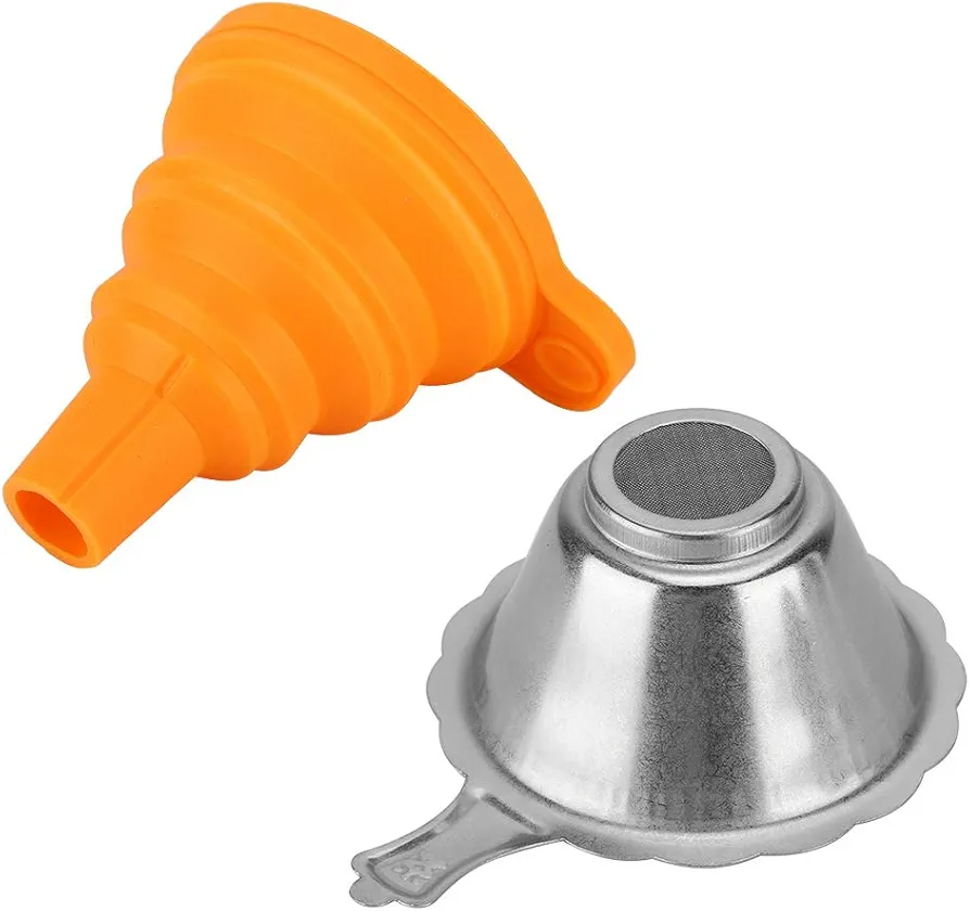 3D Printer Accessories, 3D Printer Resin Filter Funnels for Filling Bottles Or Containers with 3D Printer Resin Filter Small Funnel for Mini Bottles for 3D Printers