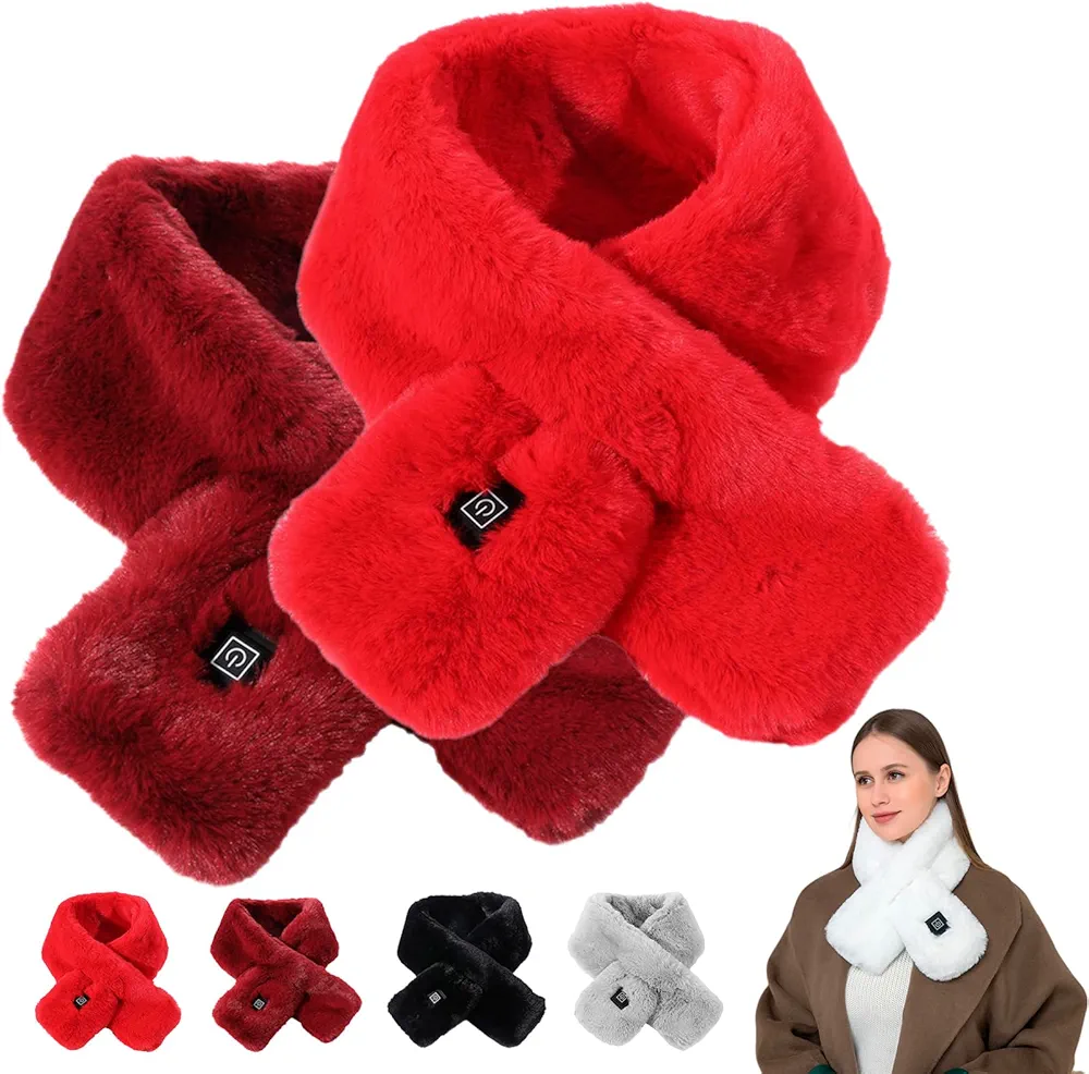 Voltex Heated Scarf for Women Long, 2025 New Voltex Heated Scarves, Heated Scarf for Women Rechargeable Voltex (Mix-A)